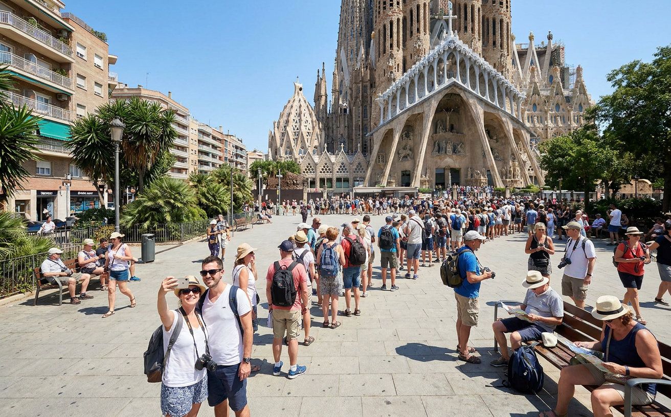 Barcelona zählt mehr Touristen und deutlich höhere Ausgaben