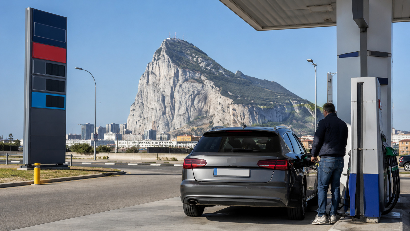 Tanken in Gibraltar: Diesel zeitweise bis zu 49 Cent günstiger