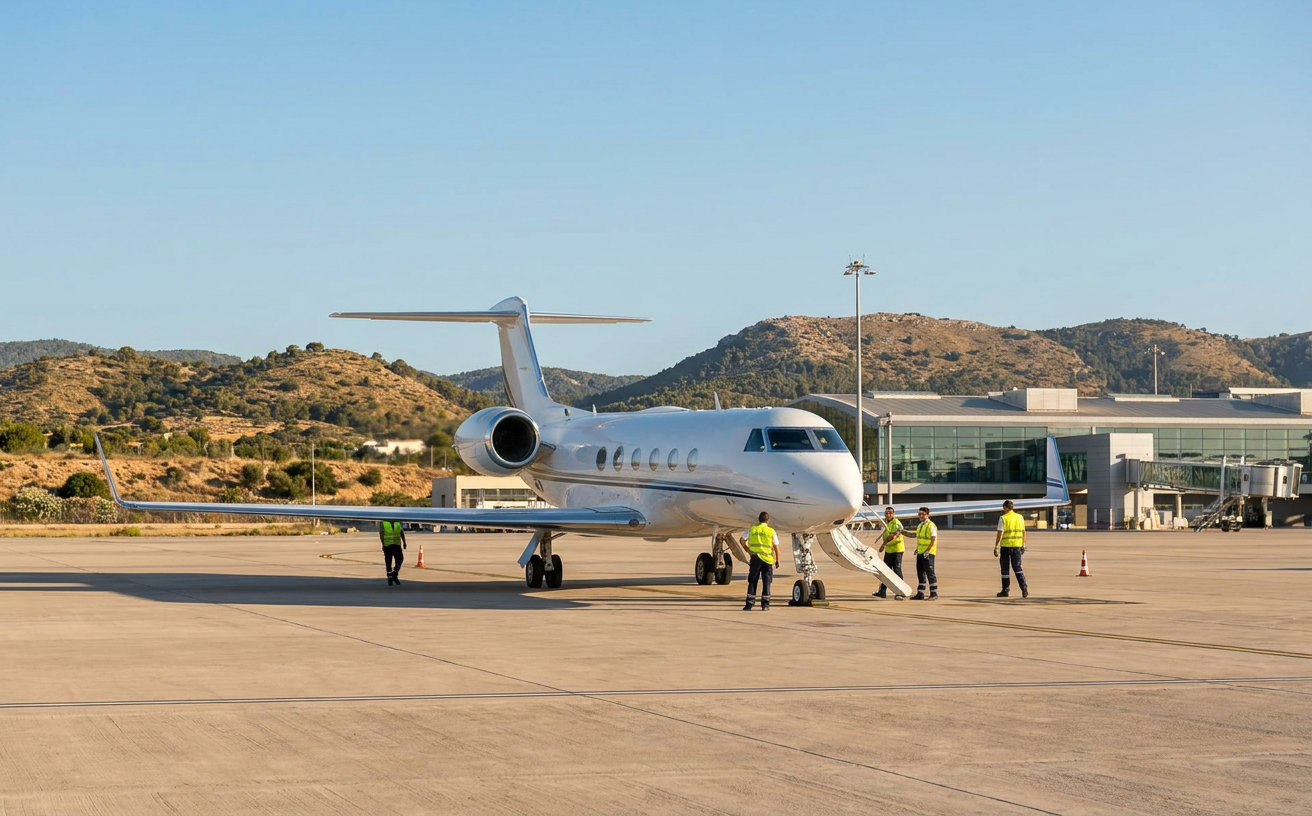 Jede 15. Flugbewegung in Palma entfällt auf die Business Aviation