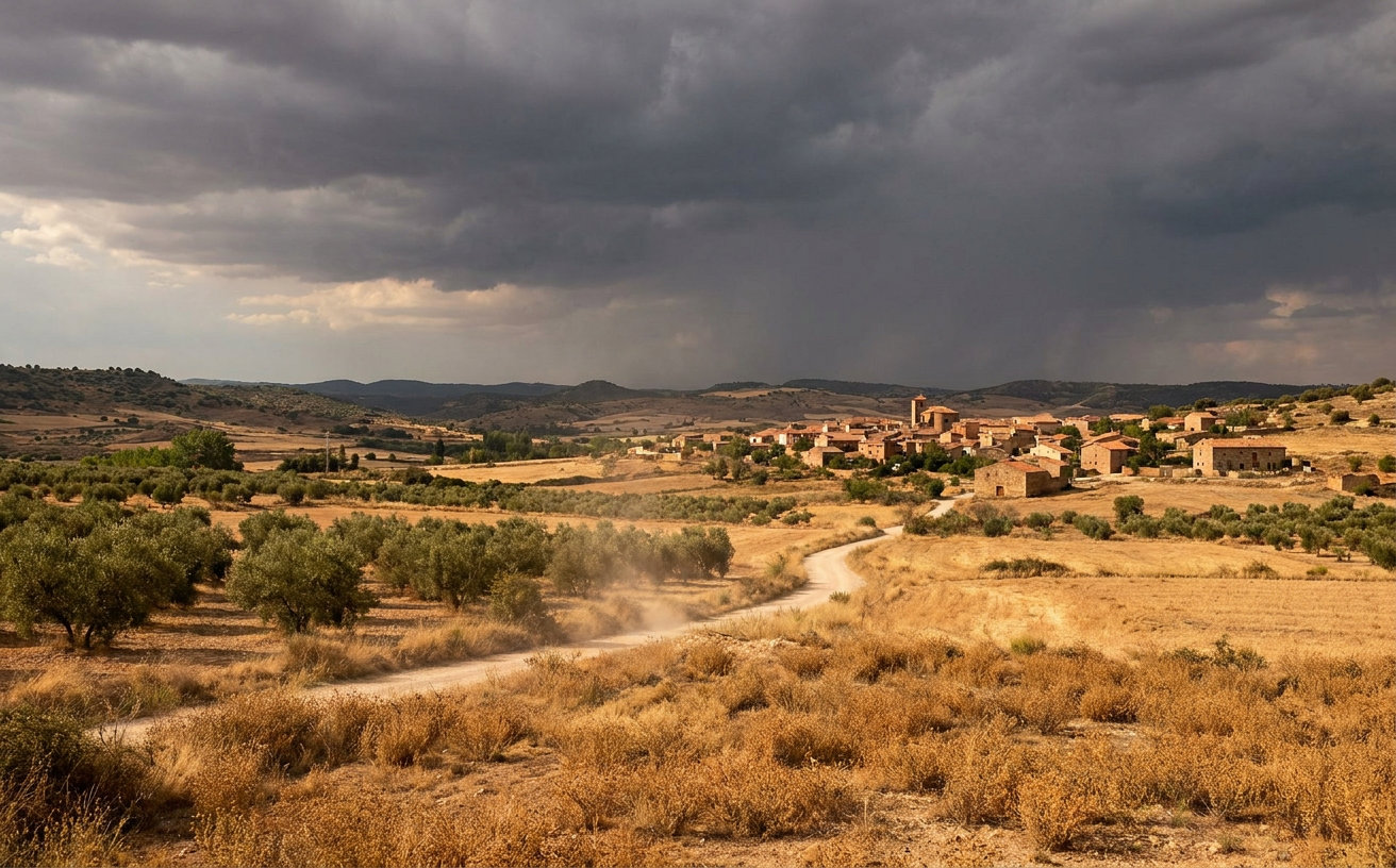 Spanien zwischen 40 Grad und Gewittern durch eine DANA