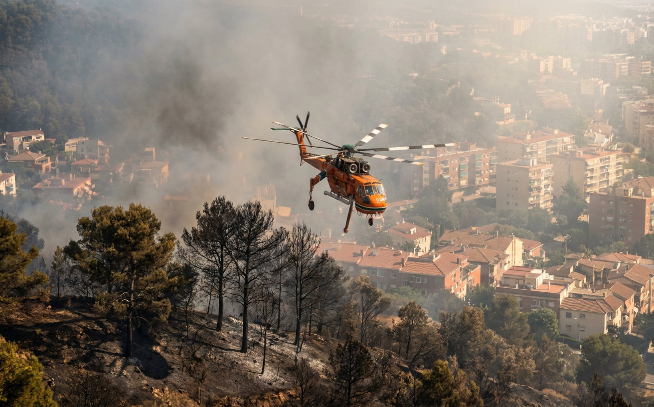 Waldbrand im Collserola-Park unter Kontrolle – Ermittlungen laufen