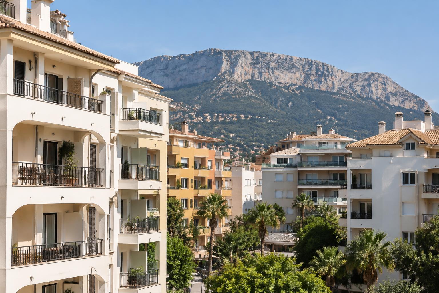 Wohnhäuser in Dénia an der Costa Blanca