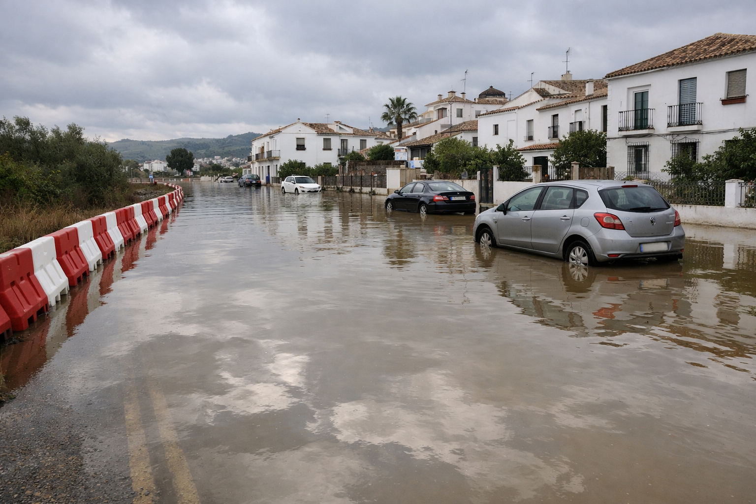 Überschwemmungen in Andalusien nach Starkregen